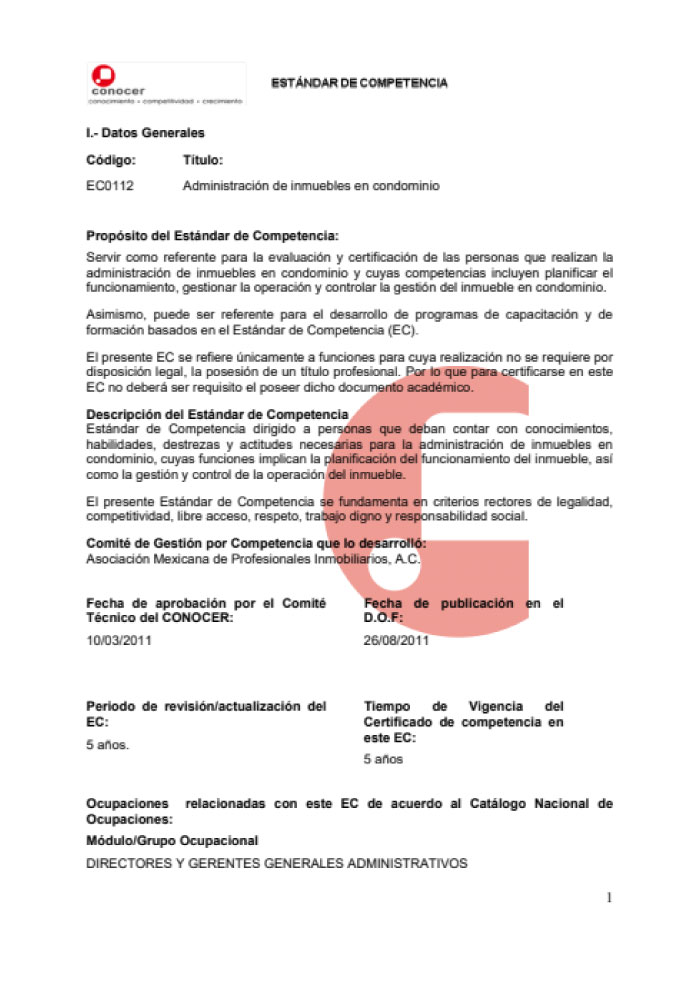 Estandar de competencia laboral